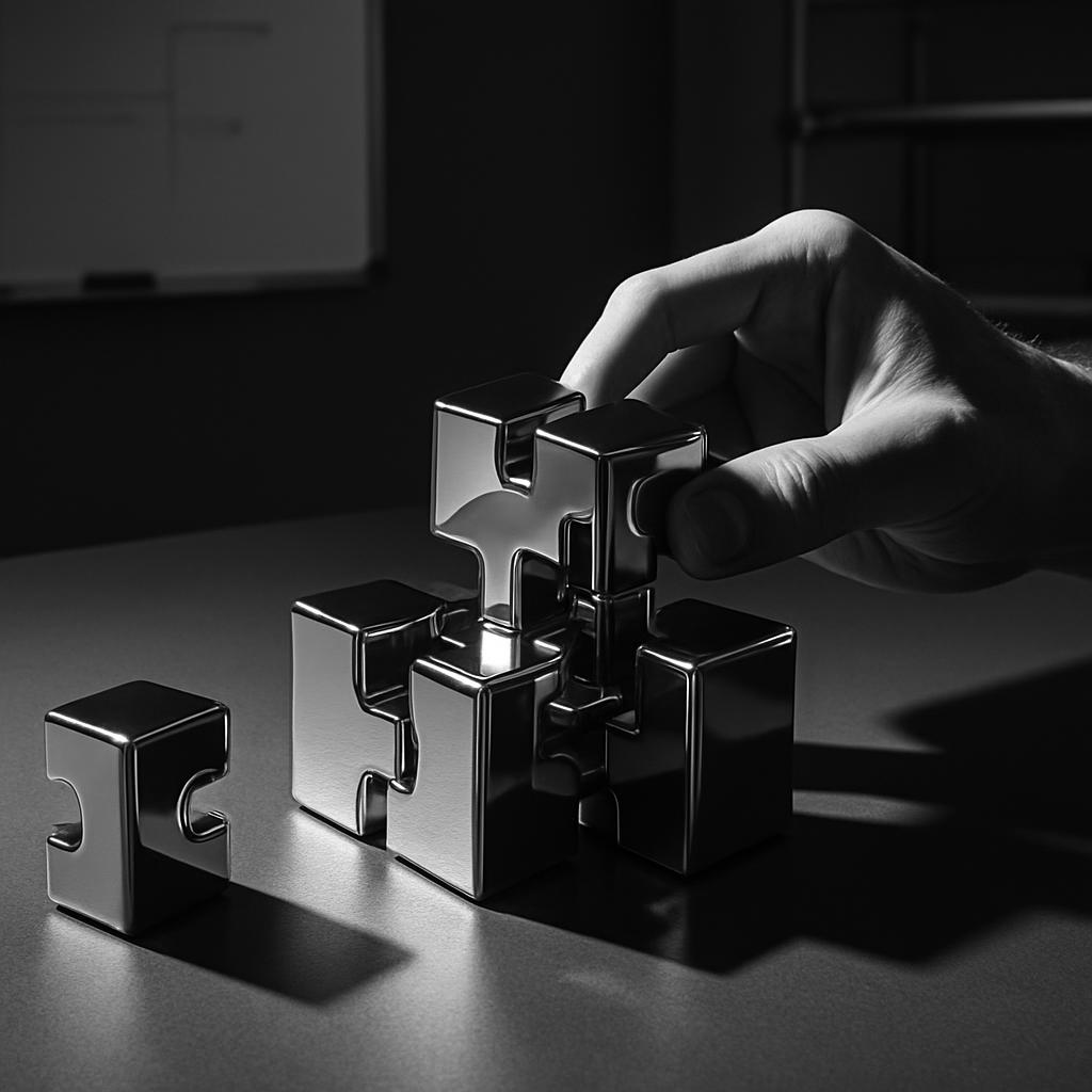 Diseño de un 3D impreso en metal del logo publicitario de IE.